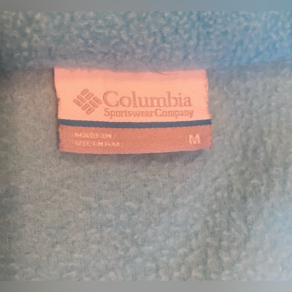 Columbia Aqua Blue Zip Front Jacket - Picture 13 of 15